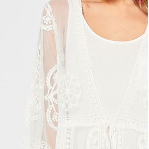 Ivory Lace Kimono